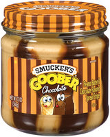 Smucker's Chocolate Flavored Stripes Goober Peanut Butter & Spread 12 Oz Jar
