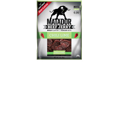 Matador® Chili Lime Beef Jerky $6.99 Prepriced 3 oz. Bag