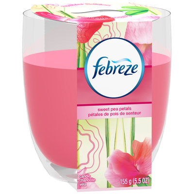 Candle Febreze Candle Sweet Pea Petals Air Freshener (1 Count, 5.5 Oz)
