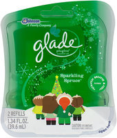 Glade® PlugIns® Sparkling Spruce Scented Oil Refills 2 ct Pack