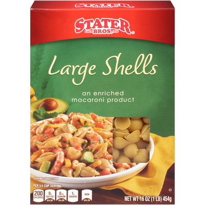 Stater Bros.® Large Shells Pasta 16 oz. Box