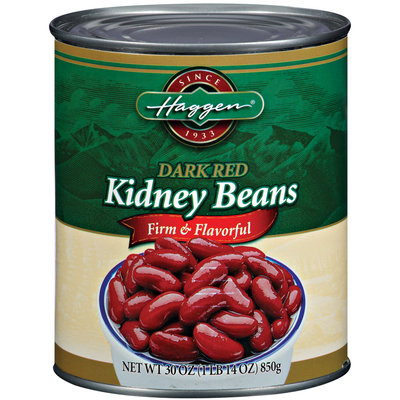Haggen Kidney Dark Red Beans 30 Oz Can