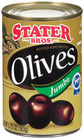 Stater Bros. Jumbo Pitted Ripe Olives 5.75 Oz Can