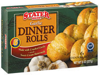 Stater Bros. Garlic 6 Ct Dinner Rolls 8 Oz Box