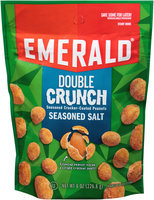 Emerald® Seasoned Salt Double Crunch Seasoned Cracker-Coated Peanuts 8 oz. Bag