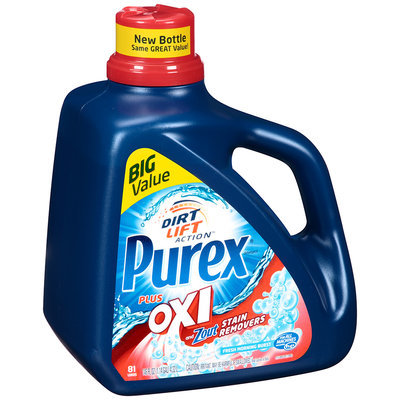 Purex® Plus Oxi and Zout Stain Removers Fresh Morning Burst Laundry Detergent 146 fl. oz. Jug