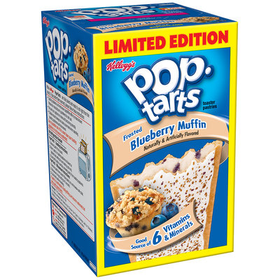 Kellogg's Pop-Tarts Frosted Blueberry Muffin Toaster Pastries