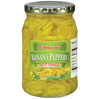Schnucks® Banana Peppers Hot Rings 16 fl. oz.