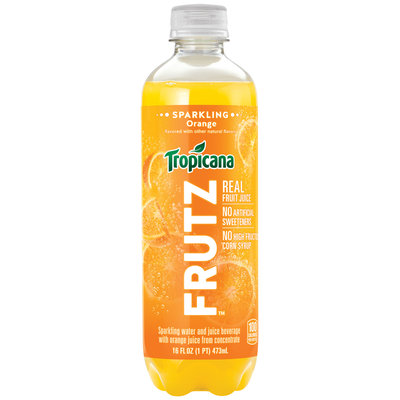 Tropicana® Frutz™ Orange Sparkling Water And Juice