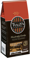 Tully's Coffee Italian Dark Roast Ground Coffee 12 Oz Bag
