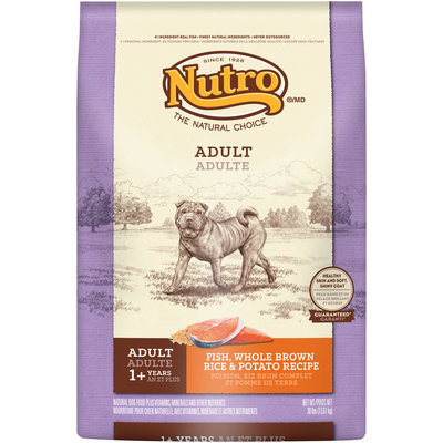 Nutro® Adult Fish, Whole Brown Rice & Potato Recipe Dog Food 30 lb. Bag