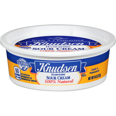 Knudsen Hampshire Sour Cream 8 oz. Tub
