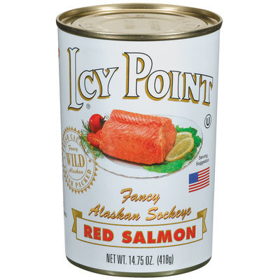Icy Point Fancy Alaskan Sockeye Red Salmon 14.75 Oz Can