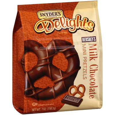 Snyder's-Of-Hanover Delights Hershey's Milk Chocolate Mini Pretzels