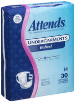 BU0600 Attends® Undergarments Belted Style, 30 count