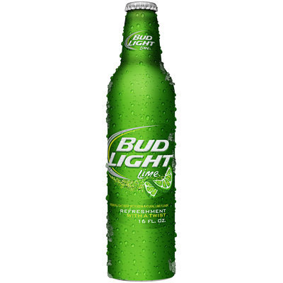 Bud Light Lime Beer Aluminum Bottle