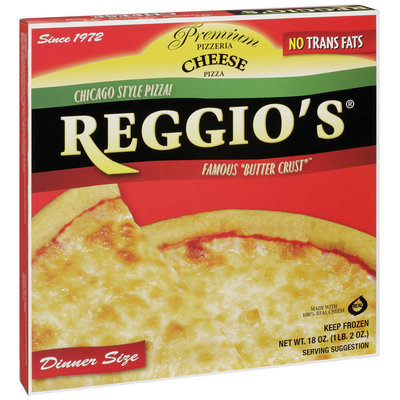 REGGIO'S Cheese Chicago Style Dinner Size Pizza 18 OZ BOX