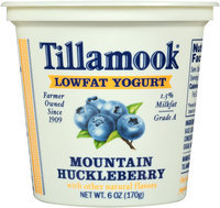 Tillamook® Mountain Huckleberry Lowfat Yogurt 6 oz. Cup