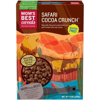 Mom's Best® Cereals Safari Cocoa Crunch™ Cereal 12 oz. Box