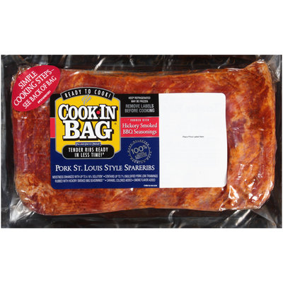 PrairieFresh Prime® Cook-In Bag® Pork St. Louis Style Spareribs