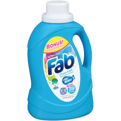 Ultra Fab® Ocean Fresh Laundry Detergent 60 fl. oz. Jug