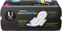 U by Kotex Extra® Maxi Regular Pads with Wings 34 ct Pack