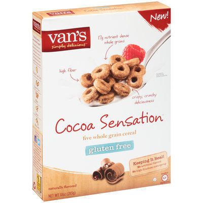 Van's Simply Delicious™ Cocoa Sensation™ Five Whole Grain Cereal 10 oz. Box