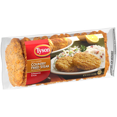 Tyson® Country Fried Steak Patties 24 oz. Bag