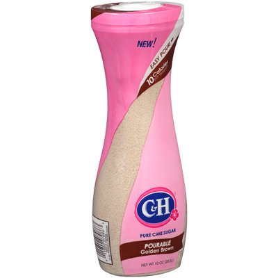 C&H® Pourable Golden Brown Pure Cane Sugar 10 oz. Shaker