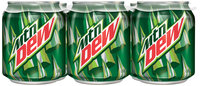 Mountain Dew® 6 Pack 8 fl. oz. Cans
