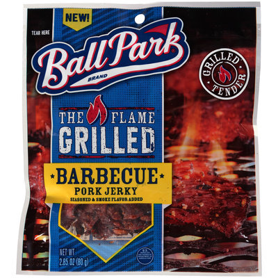 Ball Park® The Flame Grilled Barbecue Pork Jerky 2.85 oz. Pack