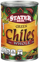 Stater Bros.® Green Chiles Whole Mild 10 oz Can