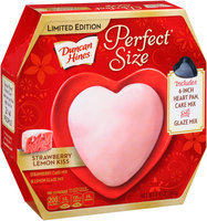 Duncan Hines® Perfect Size Strawberry Lemon Kiss Cake & Glaze Mix 8.4 oz. Box