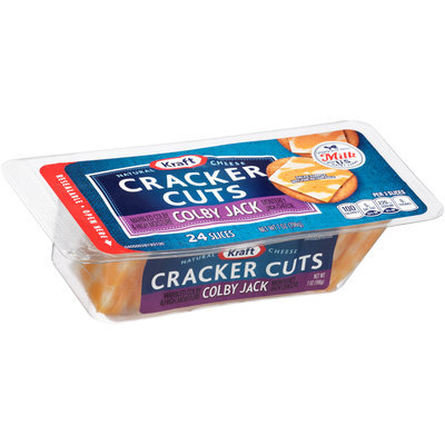 Kraft Colby Jack Cheese Cracker Cuts 24 ct Tray