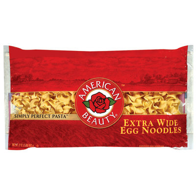 American Beauty Extra Wide Egg Noodles 32 Oz Bag