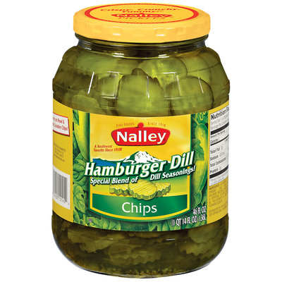Nalley® Hamburger Dill Chip Pickles 46 fl. oz. Jar