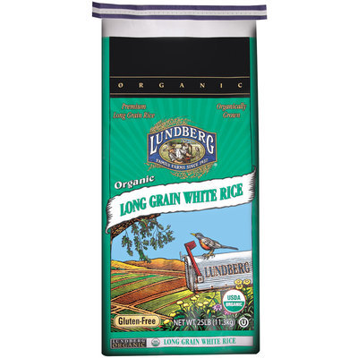 Lundberg Family Farms Og Long Grain White Rice Organic 25lb. Rice 25 Lb Bag