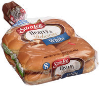 Sara Lee® Hearty & Delicious™ White Bakery Bun 8 ct Bag