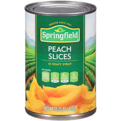 Springfield® Peach Slices in Heavy Syrup 15.25 oz. Can