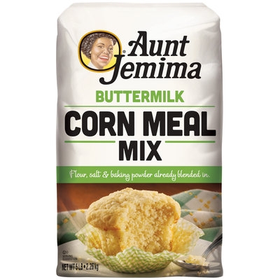Aunt Jemima Buttermilk White Corn Meal Mix 5 lb. Bag