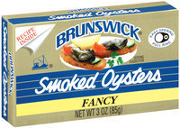 Brunswick Fancy Smoked Oysters 3 Oz Box