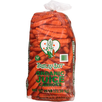 Grimmway Farms Cal-Organic™ Juice Carrots 25 lb. Bag