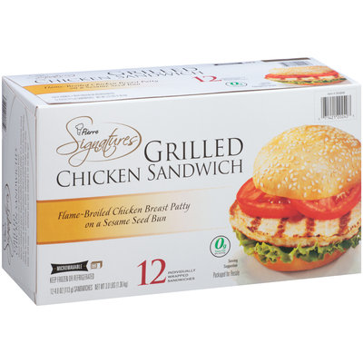 Pierre™ Signatures Grilled Chicken Sandwich 12-4 oz. Box