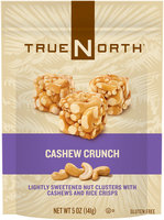 TrueNorth® Cashew Crunch Nut Clusters 5 oz. Stand-Up Bag