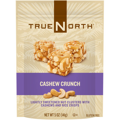 TrueNorth® Cashew Crunch Nut Clusters 5 oz. Stand-Up Bag