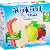 Whole Fruit® Sugar Free Lime & Strawberry Fruit Bars 6 ct Box
