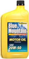 Blue Mountain™ SAE 20W-50 Motor Oil 1 qt. Bottle