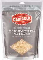 Darigold® Medium White Cheddar Shredded Cheese 8 oz. Bag
