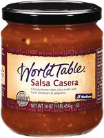 World Table Casera Medium Salsa 16 Oz Jar