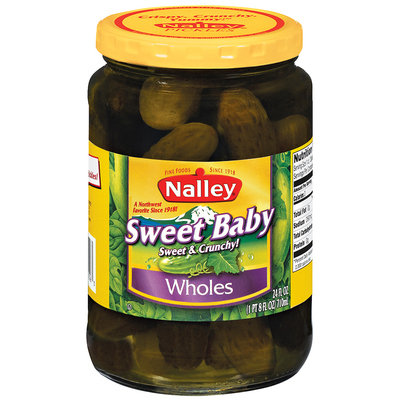 Nalley® Sweet Baby Wholes Pickles 24 fl. oz. Jar